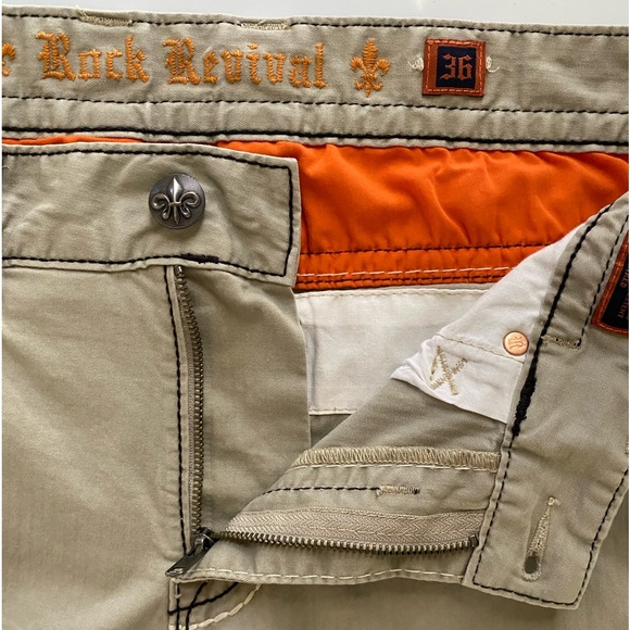 Rock Revival Modolo Khaki Jeans - Picture 8 of 12
